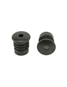 Handlebar Grips End Plugs Black.